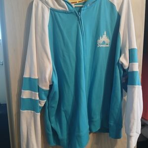 Disney Teal Zip-Up Hoodie